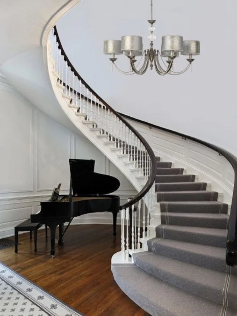 Casa Padrino Luxus Barock Messing Kronleuchter Silber Ø 85 cm