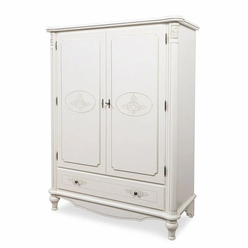 Casa Padrino Luxus Barock Barschrank Weiß H. 160 cm - Barockstil Bar Möbel