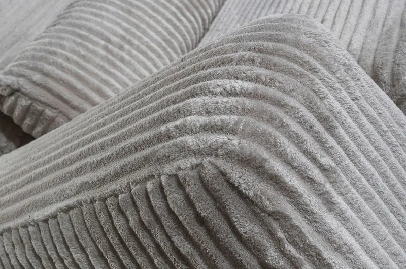 Casa Padrino Luxus Ecksofa mit verstellbaren Rückenlehnen Grau / Schwarz 330 x 240 cm