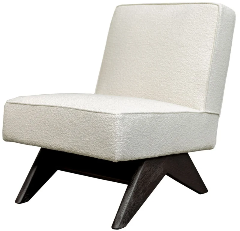 Casa Padrino Luxus Wohnzimmer & Hotel Sessel Weiß / Schwarz H. 73 cm - Luxus Möbel
