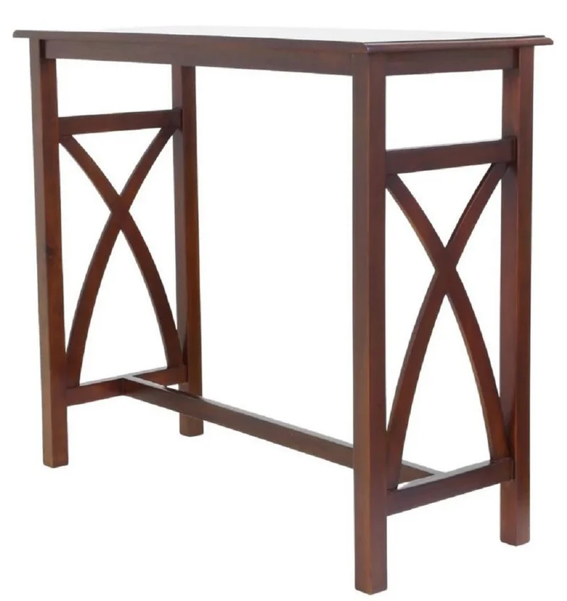 Casa Padrino Luxus Mahagoni Frühstückstisch Set Braun - Luxus Mahagoni Möbel