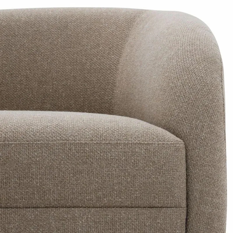 Casa Padrino Luxus Sofa Greige / Schwarz 230 cm - Wohnzimmer & Hotel Möbel