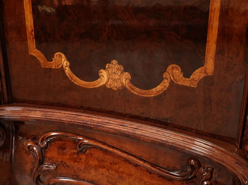 Casa Padrino Luxus Barock Schlafzimmer Schrank mit 5 Türen Braun 305 cm - Barock Möbel