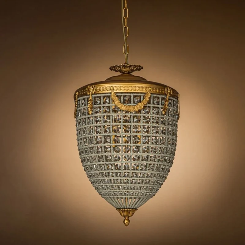 Casa Padrino Barock Kristall Kronleuchter Gold Ø 60 x H. 85 cm - Barock Leuchten