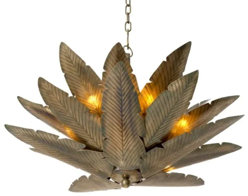 Casa Padrino Luxus Kronleuchter Vintage Messing Ø 77 cm