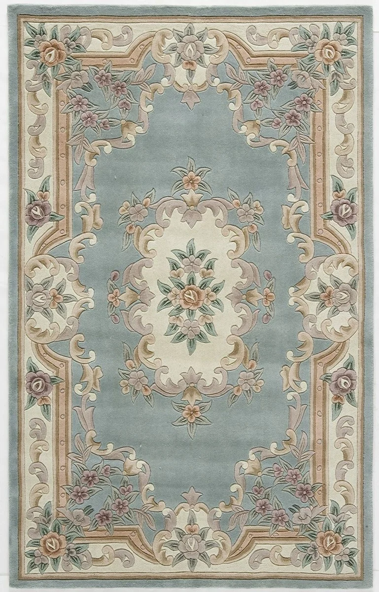 Casa Padrino Luxus Barock Wohnzimmer Teppich Mehrfarbig - Verschiedene Größen