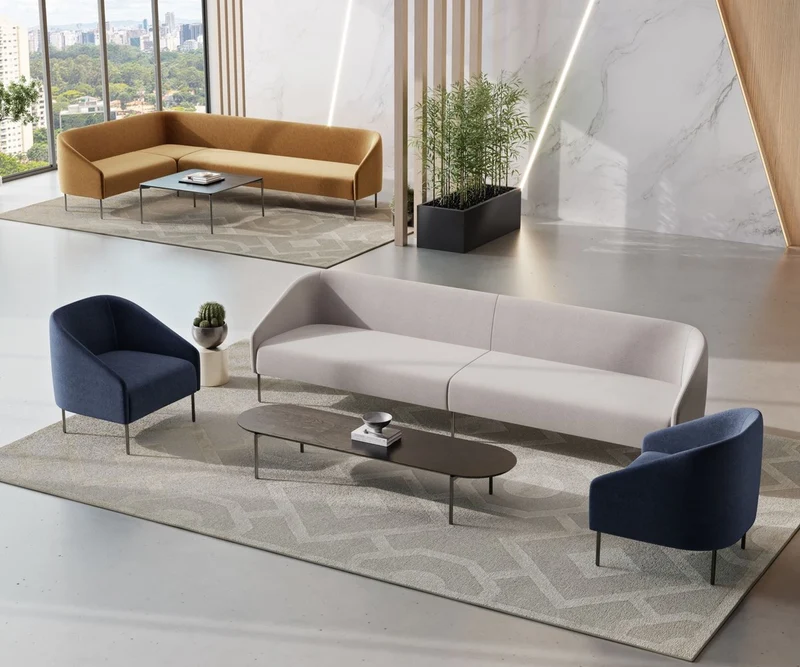 Casa Padrino Luxus Wohnzimmer & Hotel Sofa Grau / Schwarz 200 cm - Luxus Möbel