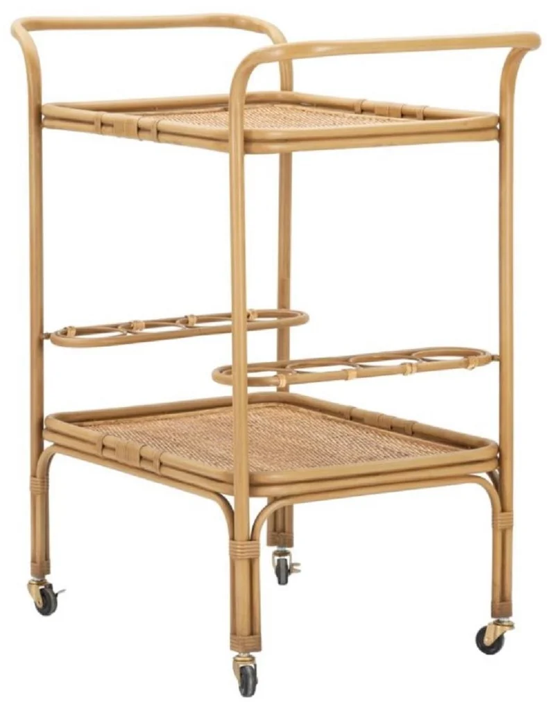 Casa Padrino Luxus Servierwagen Naturfarben - Hotel & Restaurant Accessoires