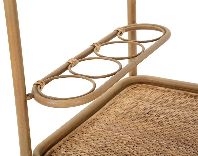 Casa Padrino Luxus Servierwagen Naturfarben - Hotel & Restaurant Accessoires