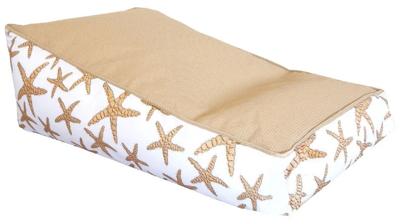 Casa Padrino Luxus Wasserliege - Poolliege Weiß / Beige 140 cm