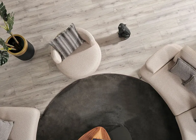 Casa Padrino Luxus Sessel Beige / Schwarz Ø 95 x H. 88 cm