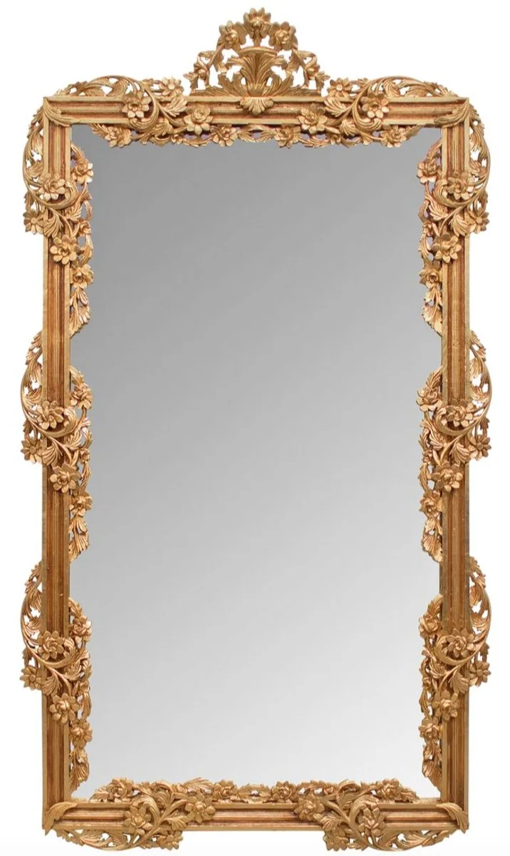 Casa Padrino Luxus Barock Spiegel Gold 122 x H. 224 cm - Barock Möbel