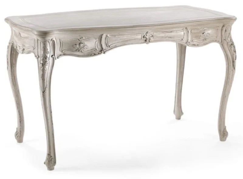 Casa Padrino Luxus Barock Sekretär Antik Grau 124 cm - Made in Italy