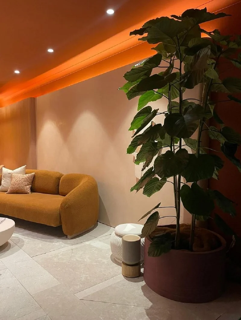 Casa Padrino Luxus Sofa Braun / Naturfarben 260 x 100 x H. 100 cm - Wohnzimmer Sofa - Hotel Sofa - Wohnzimmer Möbel - Hotel Möbel - Luxus Möbel - Luxus Einrichtung
