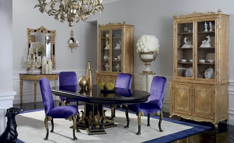 Casa Padrino Luxus Barock Deko Vase Antik Weiß / Antik Gold - Prunkvolle Barockstil Massivholz Blumenvase - Barock Deko Accessoires - Edel & Prunkvoll - Luxus Qualität - Made in Italy