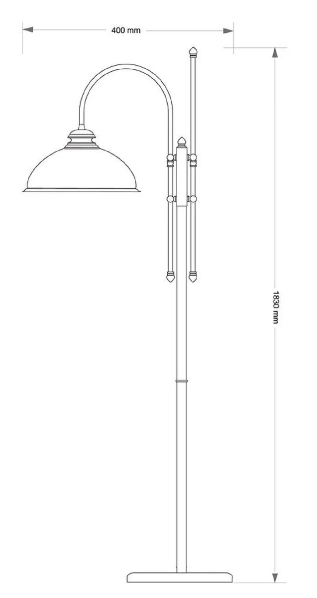 Casa Padrino Luxus Barock Stehleuchte Messing mit Patina / Grün 40 x H. 183 cm - Barockstil Messing Stehlampe mit Glas Lampenschirm - Barock Stehleuchten