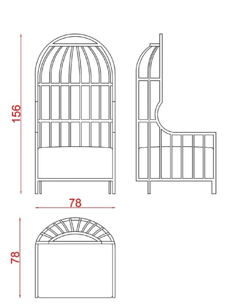 Casa Padrino Luxus Sessel Schwarz / Kupfer 78 x 78 x H. 156 cm - Wohnzimmer Sessel - Hotel Sessel - Wohnzimmer Möbel - Hotel Möbel - Luxus Möbel