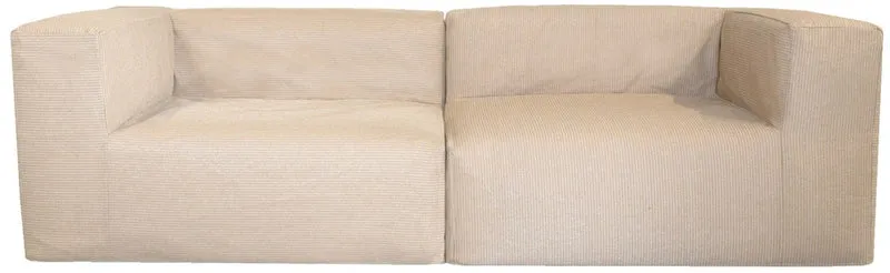Casa Padrino Luxus Outdoor Garten Sofa Beige 250 cm