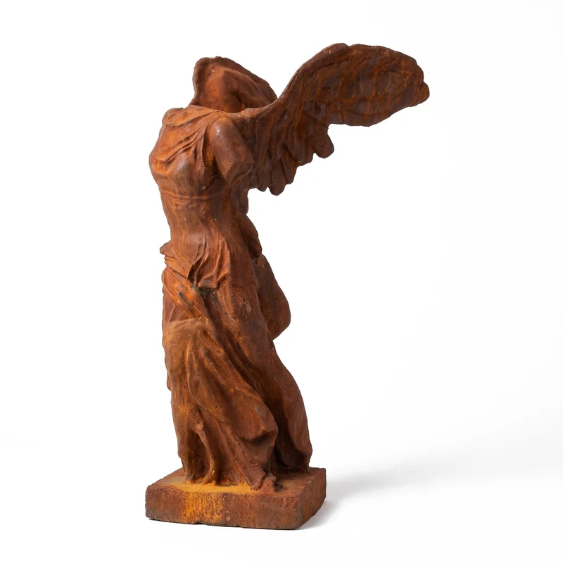 Casa Padrino Jugendstil Garten Deko Gusseisen Skulptur Rost H. 97 cm