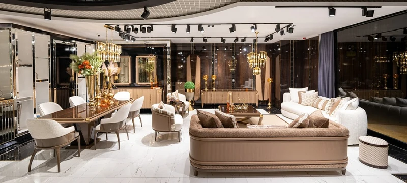 Casa Padrino Luxus Sofa Braun / Gold - Wohnzimmer Sofa - Hotel Sofa - Wohnzimmer Möbel - Hotel Möbel - Luxus Möbel