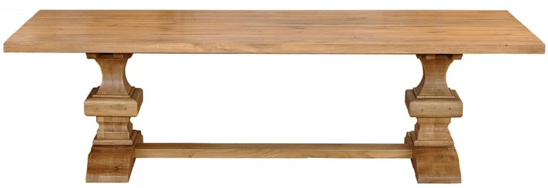 Casa Padrino Landhausstil Esstisch Naturfarben - Verschiedene Größen - Verlängerbarer rustikaler Massivholz Küchentisch - Rustikale Massivholz Esszimmer Möbel - Landhausstil Esszimmer Möbel