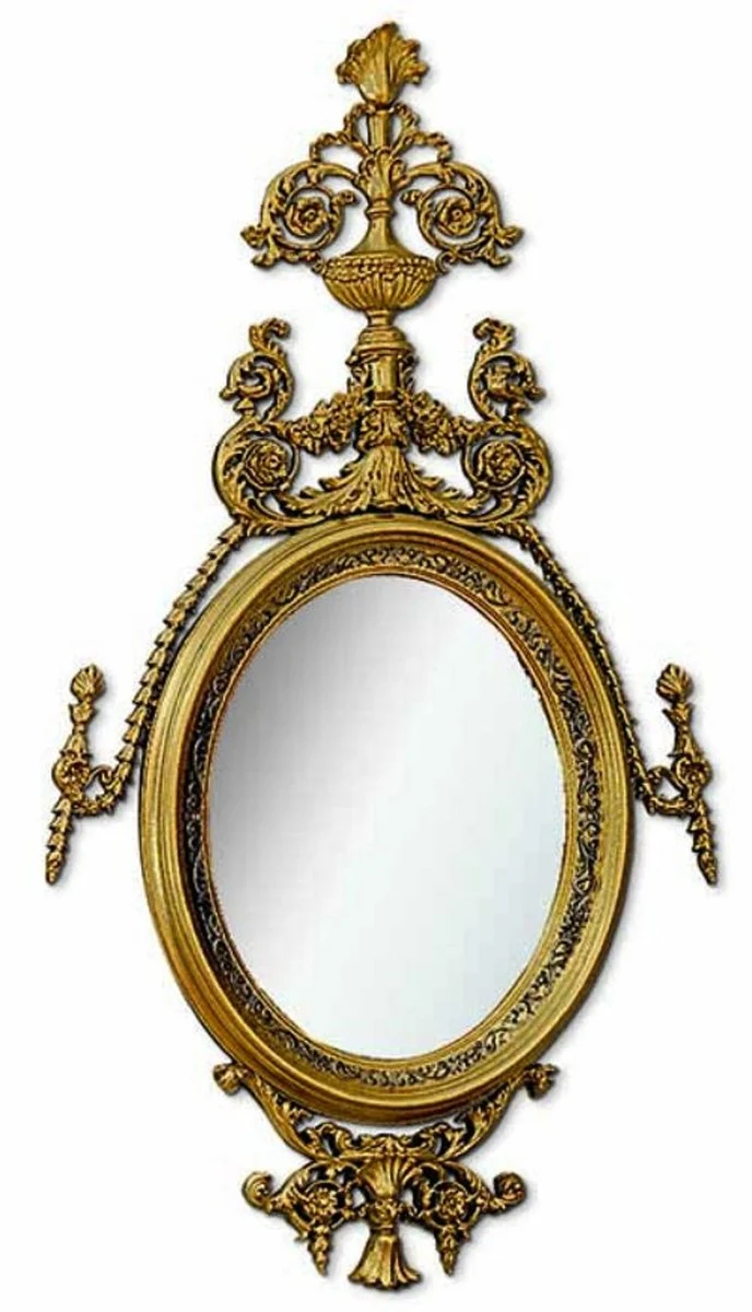 Casa Padrino Luxus Barock Spiegel Gold H. 207 cm - Made in Italy
