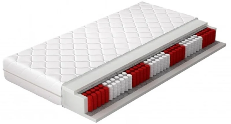 Casa Padrino Luxus Doppelbett mit Matratze Bordeauxrot - Verschiedene Größen