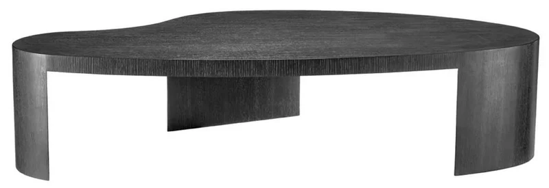 Casa Padrino Luxus Couchtisch Schwarzgrau 150 x 86 x H. 35 cm - Luxus Wohnzimmertisch - Wohnzimmer Möbel - Hotel Möbel - Luxus Qualität
