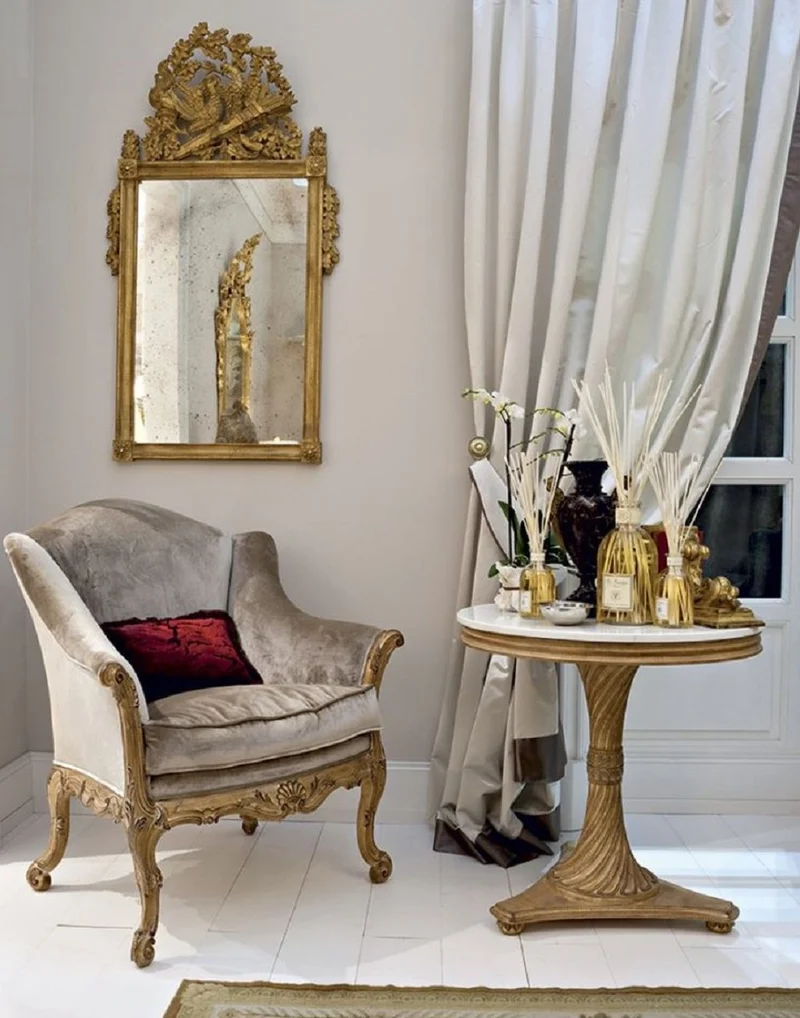 Casa Padrino Luxus Barock Spiegel Antik Gold - Prunkvoller Massivholz Barockstil Wandspiegel mit antikem Spiegelglas - Luxus Möbel im Barockstil - Handgefertigte Barock Möbel - Made in Italy