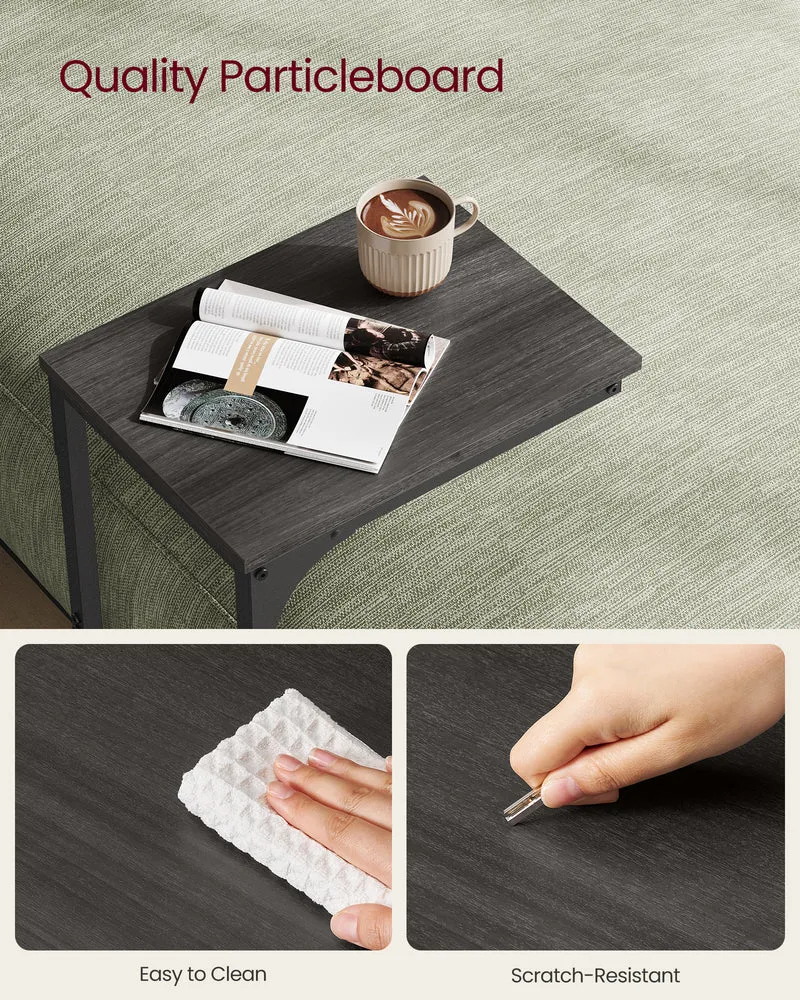 C Shaped End Table