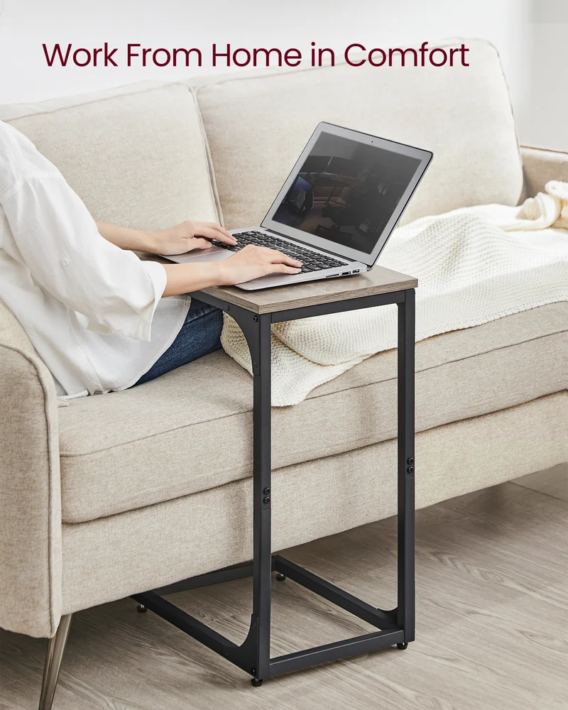 C-Shaped End Table
