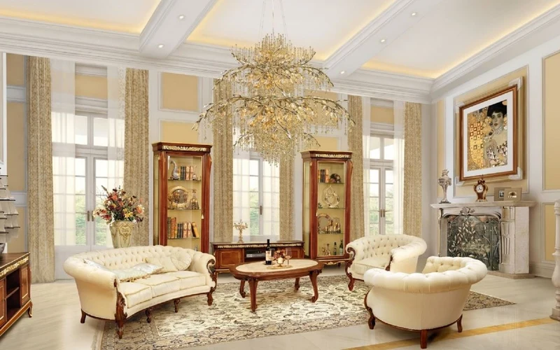 Casa Padrino Luxus Barock Wohnzimmer Sessel Creme / Braun - Handgefertigter Barockstil Sessel - Prunkvolle Luxus Wohnzimmer Möbel im Barockstil - Barock Möbel - Edel & Prunkvoll