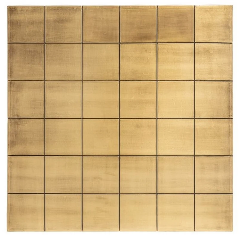 Casa Padrino Luxus Couchtisch Gold / Schwarz 90 x 90 x H. 35 cm - Quadratischer Wohnzimmertisch - Wohnzimmer Möbel - Hotel Möbel - Luxus Möbel - Luxus Einrichtung
