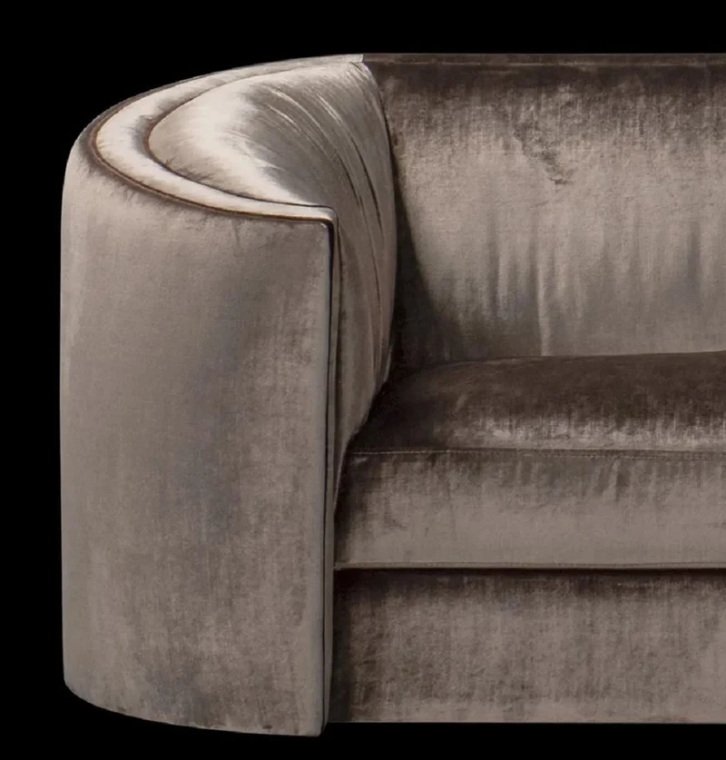 Casa Padrino Luxus Sofa Grau 275 x 89 x H. 75 cm - Wohnzimmer Sofa - Hotel Sofa - Wohnzimmer Möbel - Wohnzimmer Einrichtung - Hotel Möbel - Luxus Möbel - Luxus Einrichtung