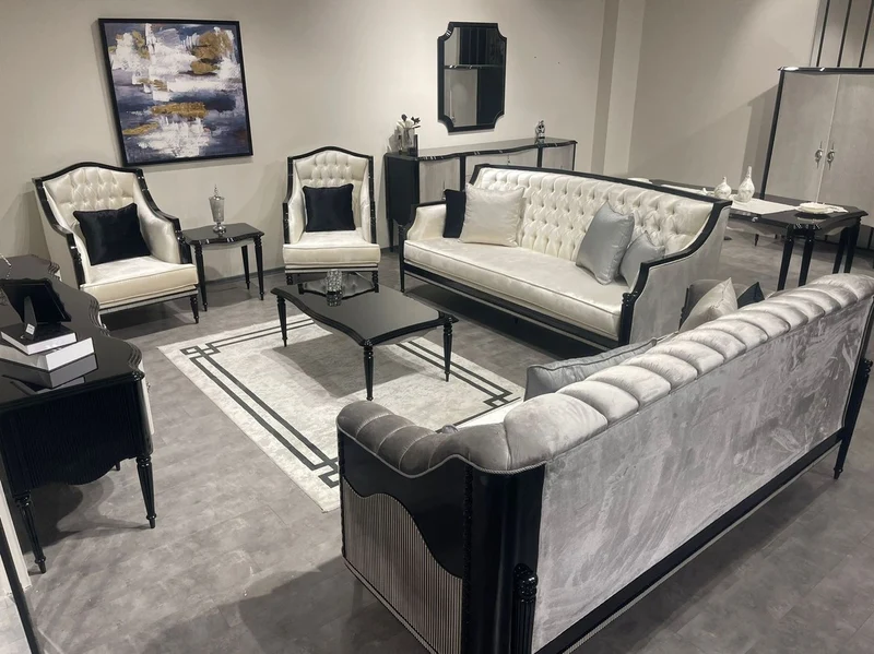 Casa Padrino Luxus Barock Wohnzimmer Sessel Gold / Schwarz / Grau - Handgefertigter Barockstil Sessel - Luxus Wohnzimmer Möbel im Barockstil - Barock Möbel - Edel & Prunkvoll