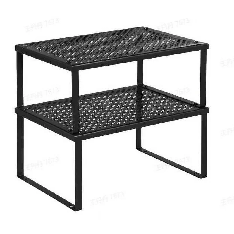 SONGMICS 2 Pack Cabinet Organizer Shelf, Spice Rack, Countertop Organizer, for Kitchen