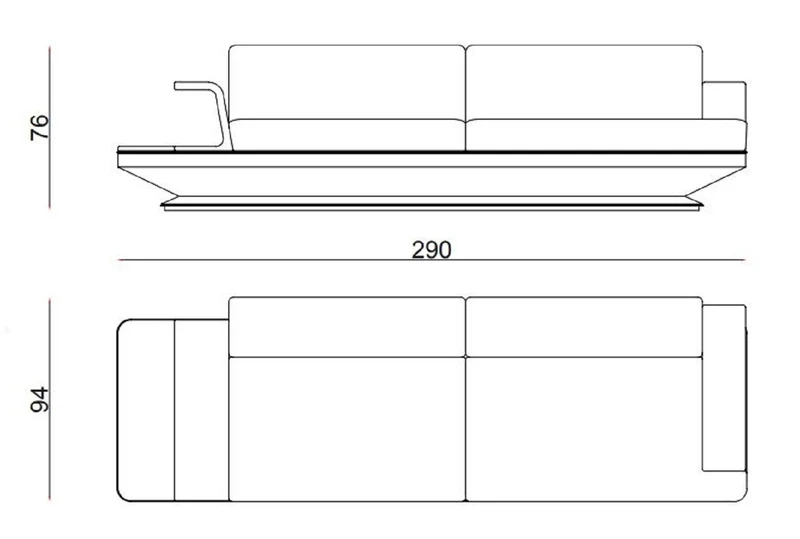 Casa Padrino Luxus Sofa Grau / Silber 290 x 94 x H. 76 cm - Wohnzimmer Sofa - Hotel Sofa - Wohnzimmer Möbel - Wohnzimmer Einrichtung - Hotel Möbel - Luxus Möbel - Luxus Einrichtung