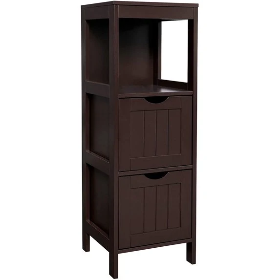 VASAGLE Bathroom Floor Cabinet, Bathroom Storage Organizer Rack Stand