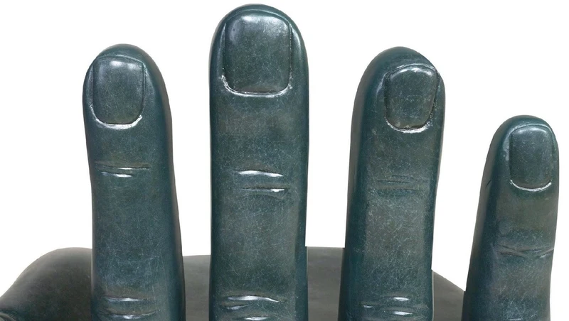 Casa Padrino Luxus Designer Stuhl Hand Ozeanblau 60 x 50 x H. 89 cm - Fiberglas Stuhl - Luxus Möbel - Designer Möbel - Fiberglas Möbel