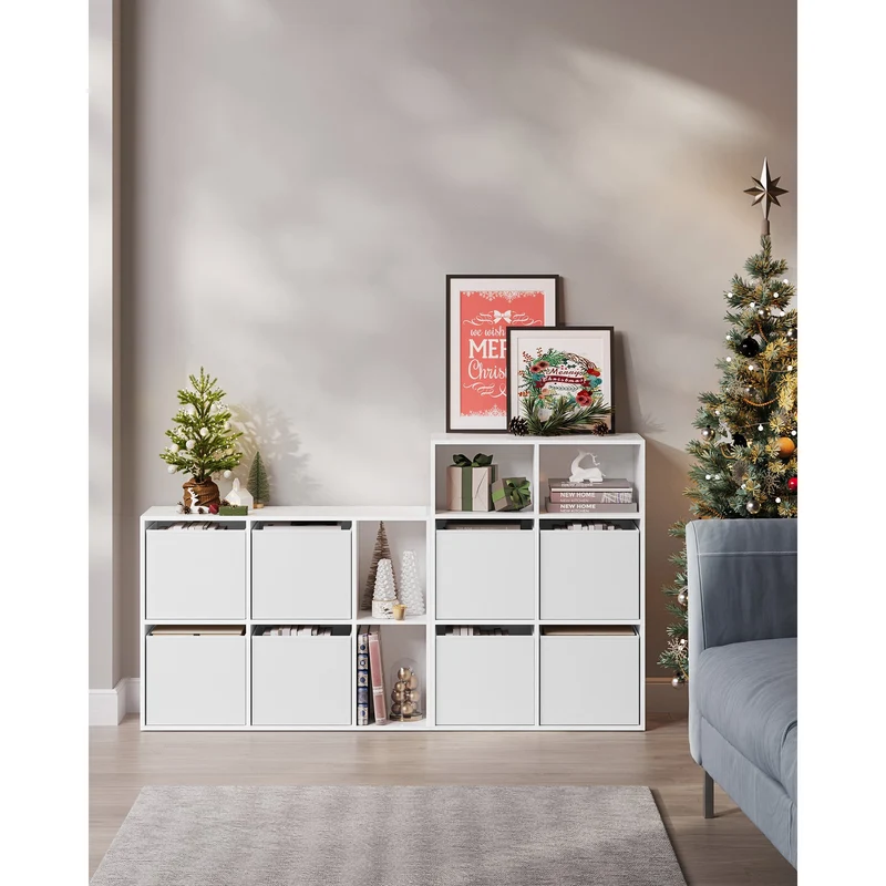 SONGMICS HOME Bookcase White