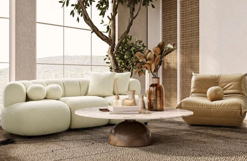 Casa Padrino Luxus Sofa Elfenbein 230 x 95 x H. 75 cm - Wohnzimmer Sofa - Hotel Sofa - Wohnzimmer Möbel - Hotel Möbel - Luxus Möbel - Luxus Einrichtung - Wohnzimmer Einrichtung
