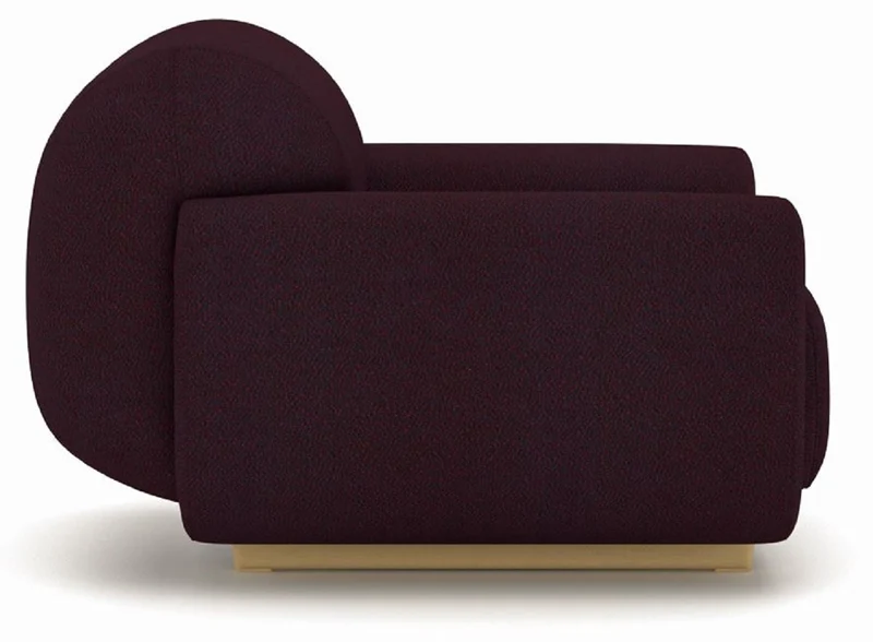 Casa Padrino Luxus Sessel Lila / Beige 105 x 105 x H. 70 cm - Wohnzimmer Sessel - Hotel Sessel - Wohnzimmer Möbel - Hotel Möbel - Luxus Möbel - Luxus Einrichtung