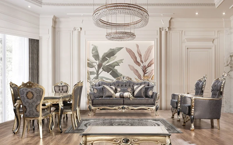 Casa Padrino Luxus Barock Sessel Lila / Antik Gold / Schwarz - Prunkvoller Wohnzimmer Sessel mit elegantem Muster - Luxus Wohnzimmer Möbel im Barockstil - Barock Möbel - Barock Einrichtung