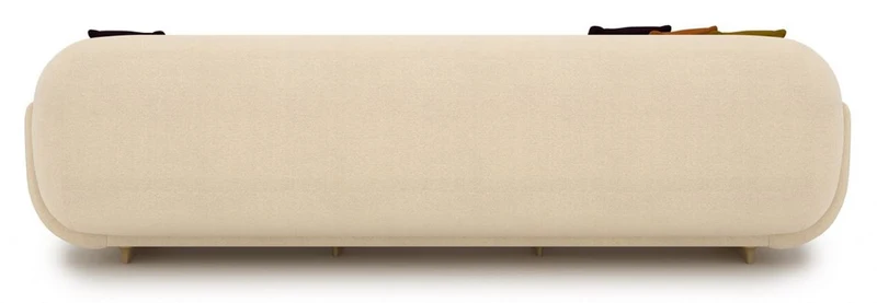 Casa Padrino Luxus Sofa Creme / Beige 250 x 105 x H. 70 cm - Wohnzimmer Sofa - Hotel Sofa - Wohnzimmer Möbel - Hotel Möbel - Luxus Möbel - Luxus Einrichtung - Wohnzimmer Einrichtung