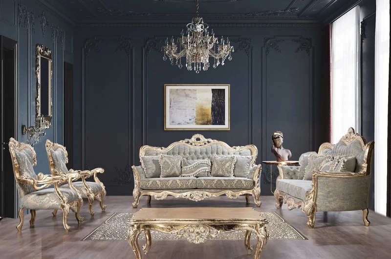 Casa Padrino Luxus Barock Couchtisch Antik Gold - Rechteckiger Barockstil Wohnzimmertisch - Barockstil Wohnzimmer Möbel - Barock Möbel - Luxus Möbel im Barockstil - Edel & Prunkvoll