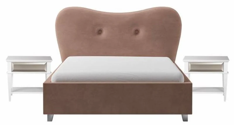 Casa Padrino Luxus Art Deco Nachttisch Weiß 60 x 40 x H. 56 cm - Verspiegelter Beistelltisch mit Schublade - Schlafzimmer Möbel - Kinderzimmer Möbel - Art Deco Möbel - Luxus Möbel