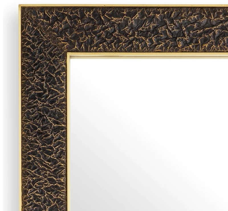 Casa Padrino Luxus Wandspiegel Bronze / Antik Messing 80 x 3,5 x H. 220 cm - Rechteckiger Spiegel - Wohnzimmer Spiegel - Schlafzimmer Spiegel - Garderoben Spiegel - Luxus Möbel - Luxus Interior