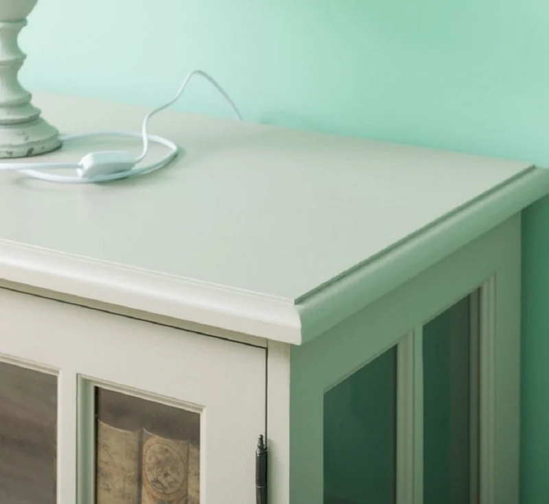 Casa Padrino Landhausstil Massivholz Sideboard Grau 175 x 53 x H. 90 cm - Landhausstil Massivholz Schrank mit 4 Türen - Landhausstil Möbel - Landhausstil Einrichtung - Massivholz Möbel