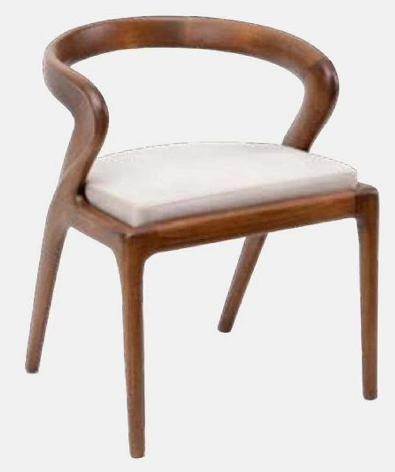 Casa Padrino Luxus Esszimmerstuhl 6er Set Braun / Grau 57 x 67 x H. 77 cm - Luxus Massivholz Küchen Stühle - Esszimmer Möbel - Küchen Möbel - Luxus Möbel - Luxus Esszimmer Einrichtung