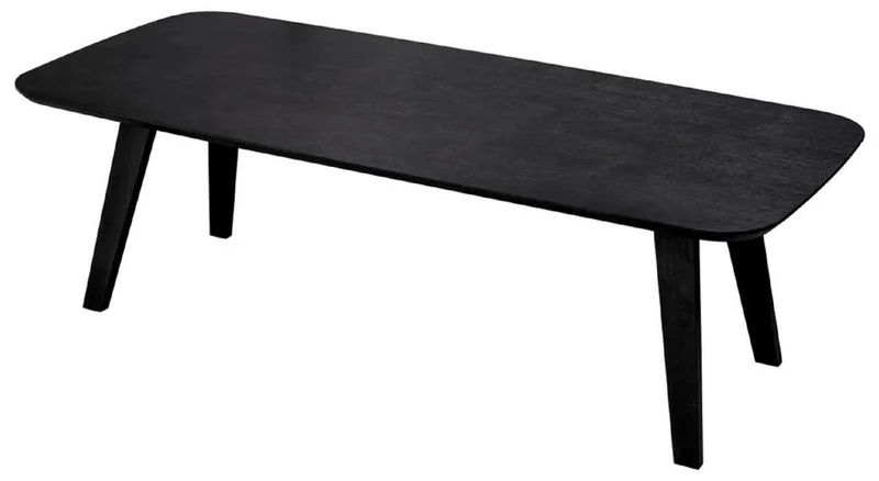 Casa Padrino Luxus Esstisch Schwarzgrau 245 x 109,5 x H. 77 cm - Rechteckiger Massivholz Küchentisch - Esszimmer Möbel - Küchen Möbel - Luxus Möbel - Luxus Einrichtung